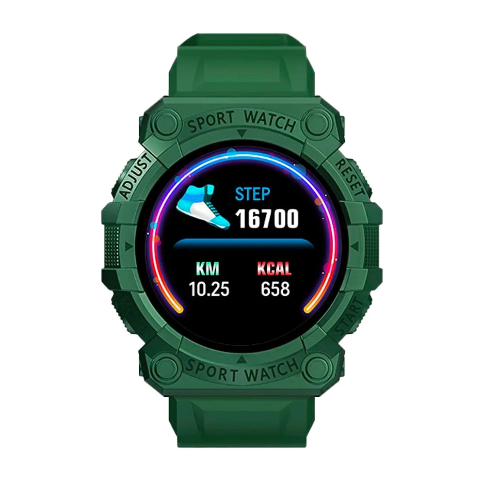 Reloj de pulsera inteligente smart watch deportivo redondo multifuncional, variedad de colores / fd-68s