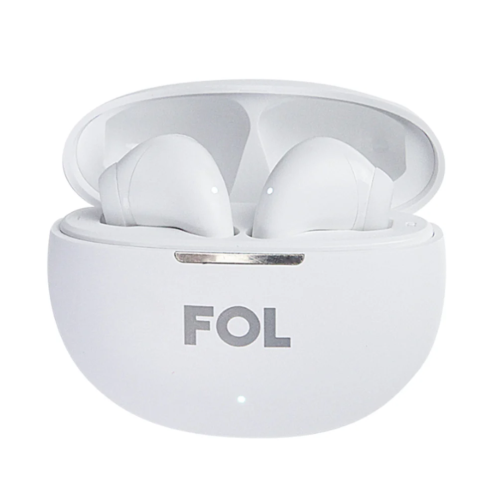 Audífonos fol inalámbricos, bluetooth con estuche de carga y reducción de ruido, variedad de colores / fe-b20