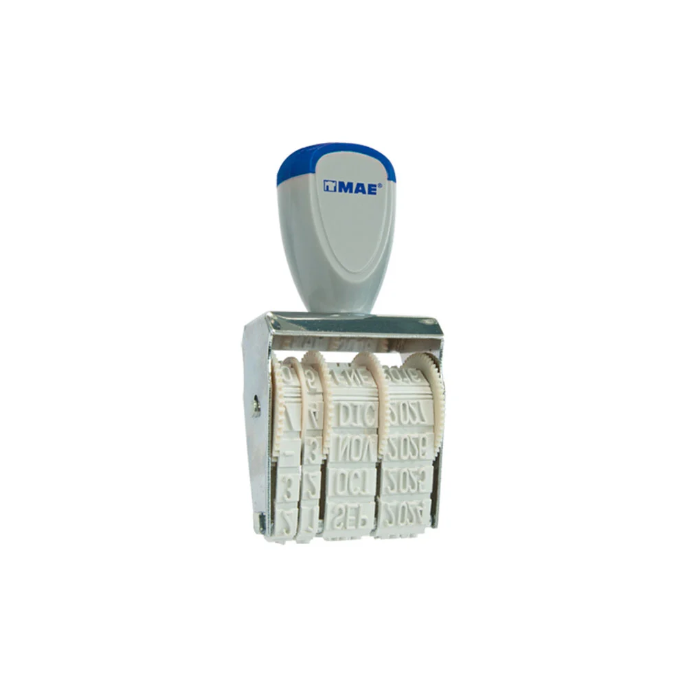 Sello fechador lineal mae de 4 digitos, 5mm / fem-5