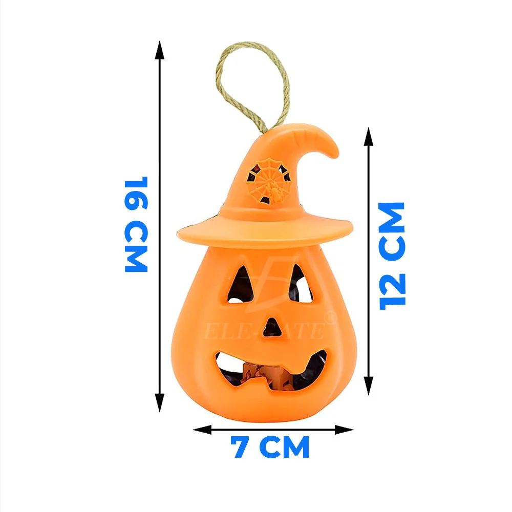 Mini lámpara de luz led decorativa en forma de calabaza hallowen
