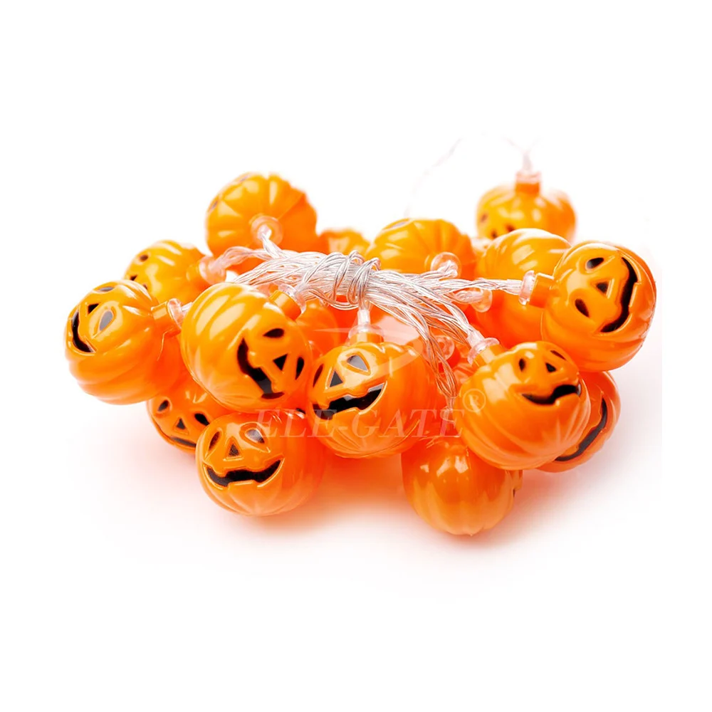 Cadena de luces led en forma de calabazas para decoración fiesta halloween