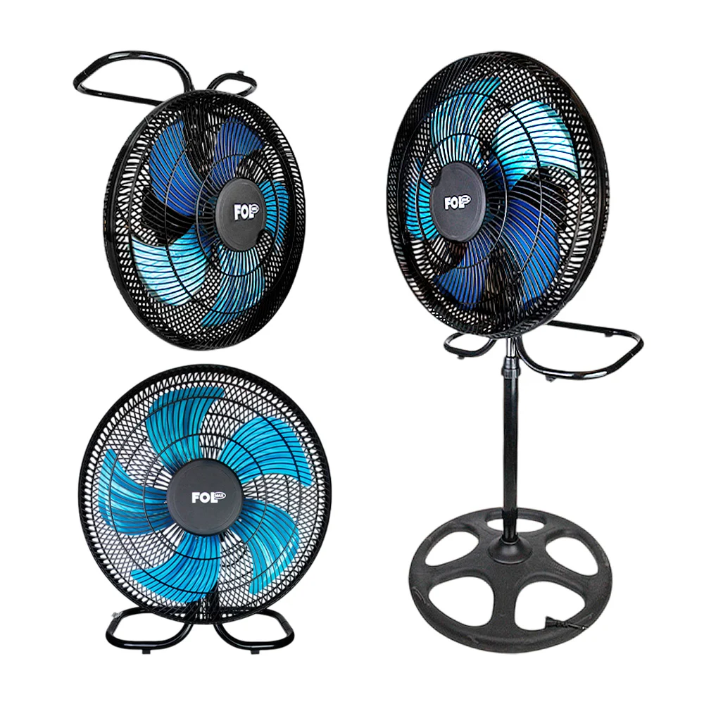 Ventilador fol de 18 pulgadas 3 en 1 de 5 aspas y velocidad regulable / ff-1803