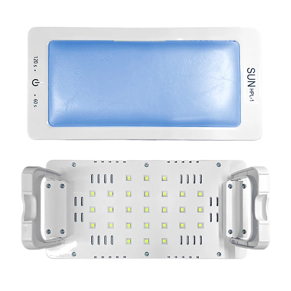Lámpara para uñas con soporte plegables de 5v 1.5a 88w y luz uv/led 145x84x2290mm, variedad de colores / sun hlp-1 / ff0004