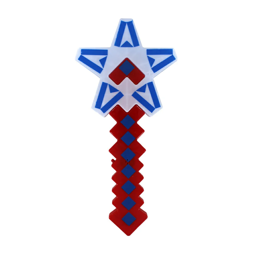 Espada de juguete minecraft tipo estrella de plástico con sonido y luces / fg-836