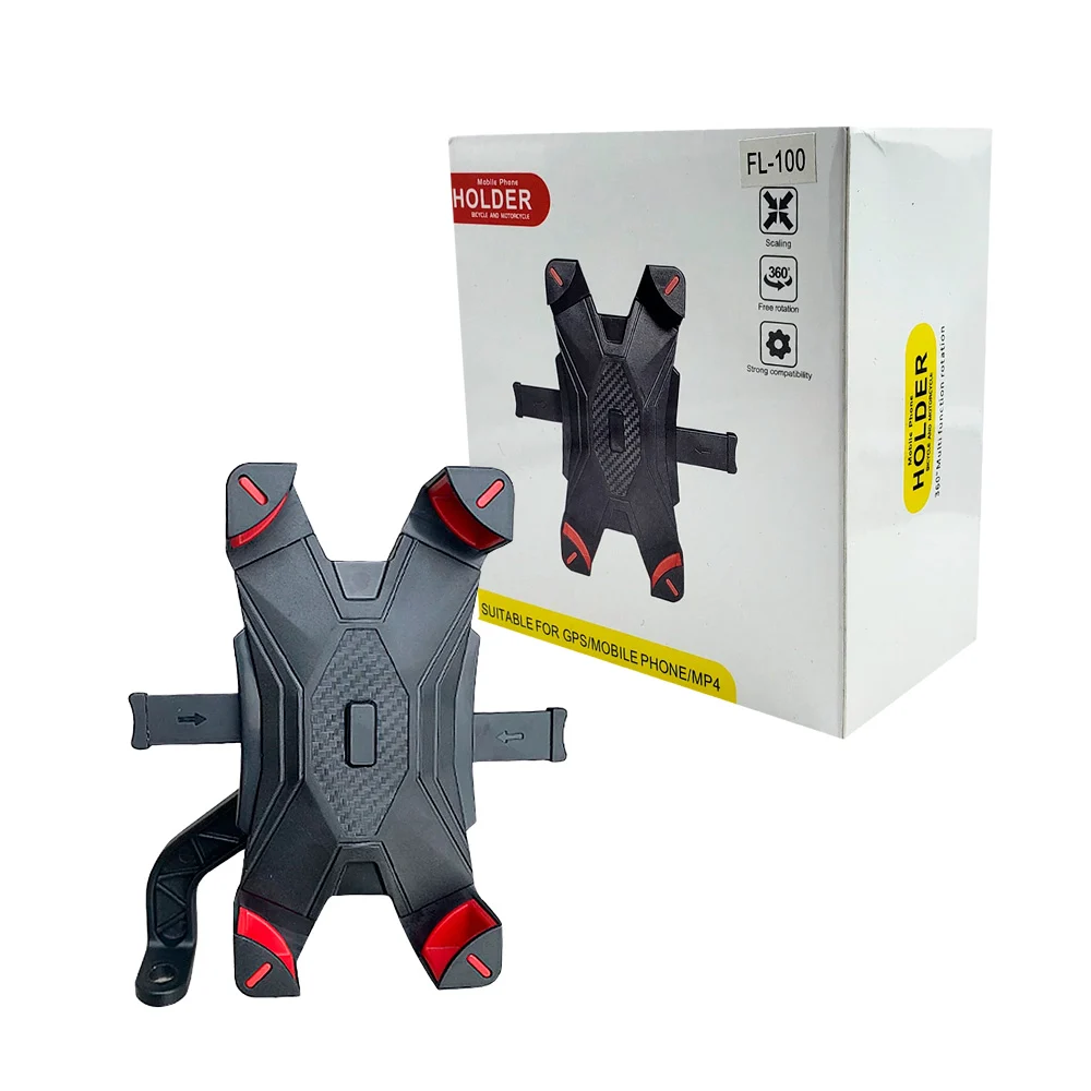 Soporte de smartphone universal para bicicleta y motocicleta / fl-100