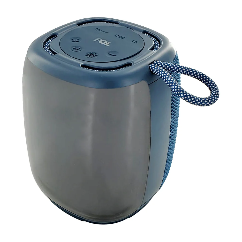 Bocina bluetooth portátil con luces rgb, mini correa y ranuras sd usb, variedad de colores / 539830