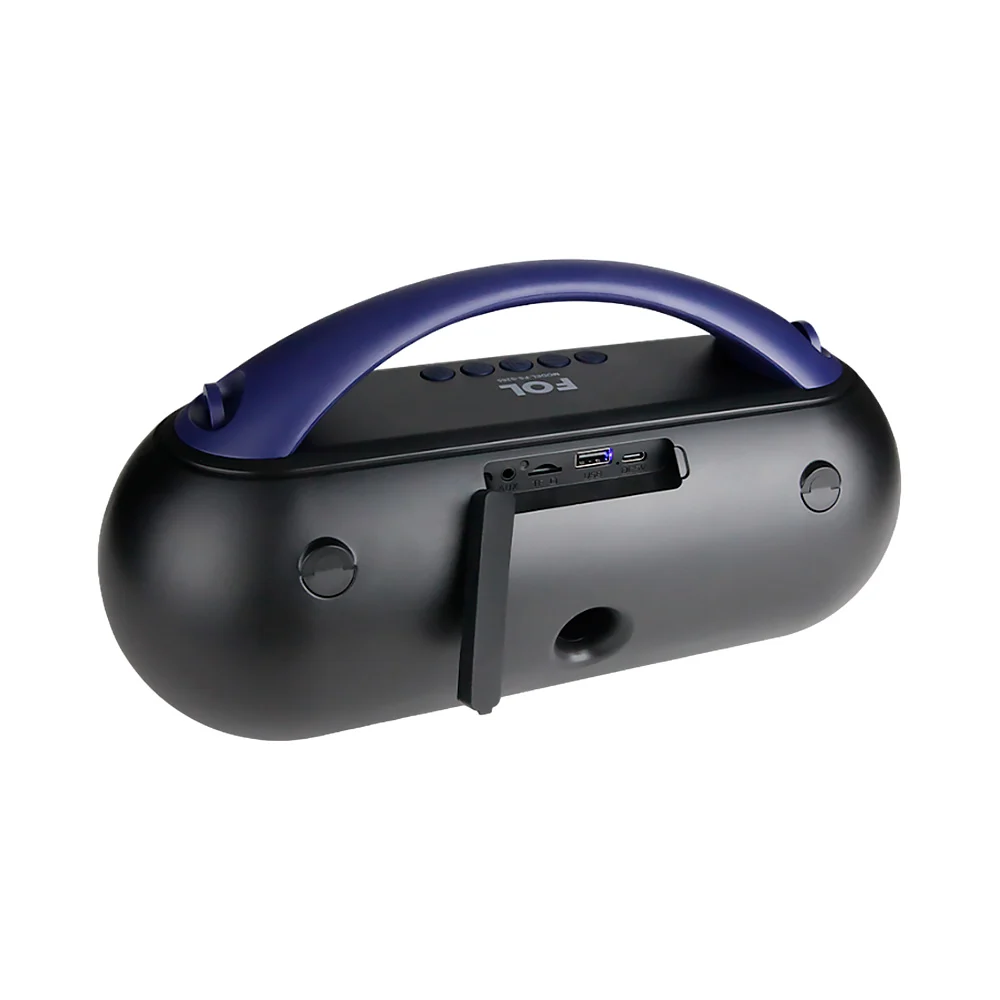 Bocina bluetooth fol con luces rgb, radio fm, puerto usb-tf, variedad de colores / fs-s265