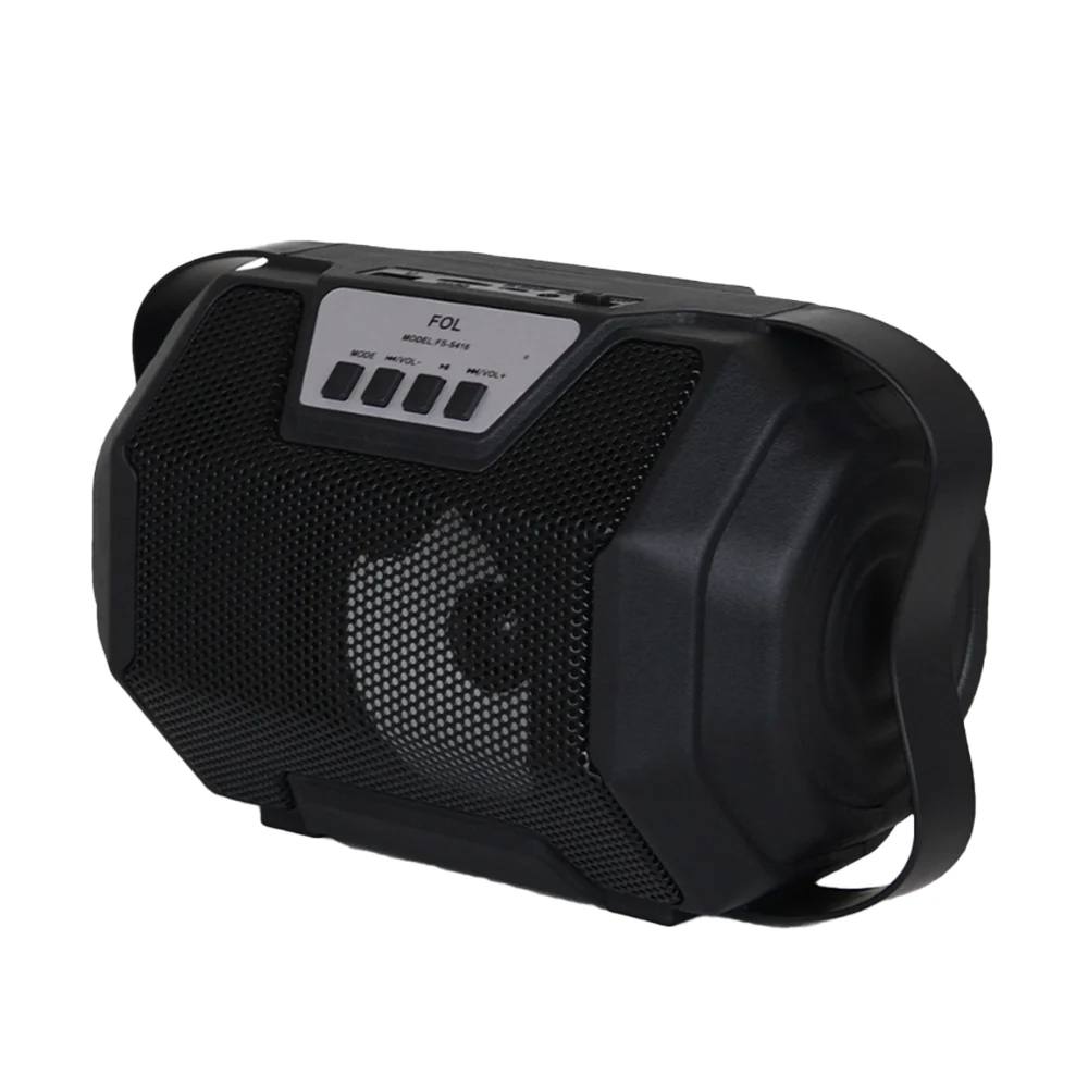 Bocina bluetooth fol de 4 pulgadas con radio fm, luz rgb y puerto usb-tf / fs-s416