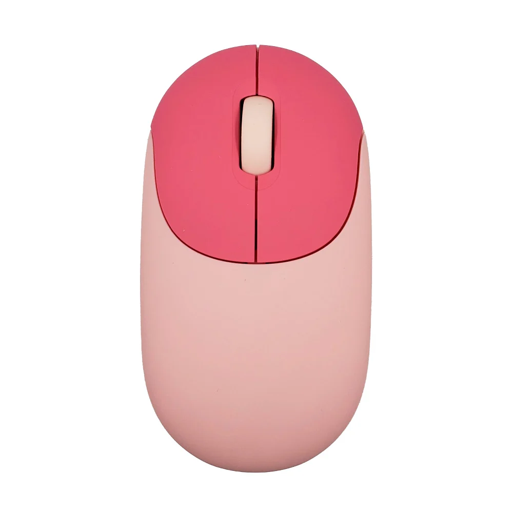 Juego de teclado mecánico y mouse inalámbrico para computadora en colores pastel / wireless keyboard mouse set / fv-w10