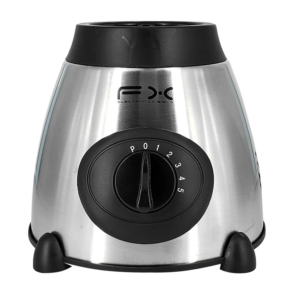 Kit 2 en 1, licuadora eléctrica de 5 velocidades, con vaso capacidad 1.5l + vaso pequeño de vidrio / fx-y01