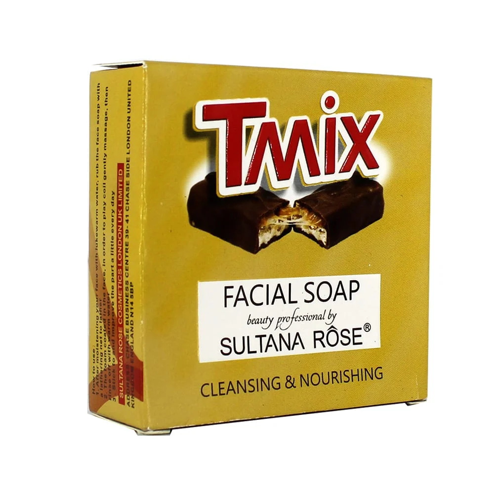 1pza jabón facial en barra con extracto de chocolate tmix / fz-965