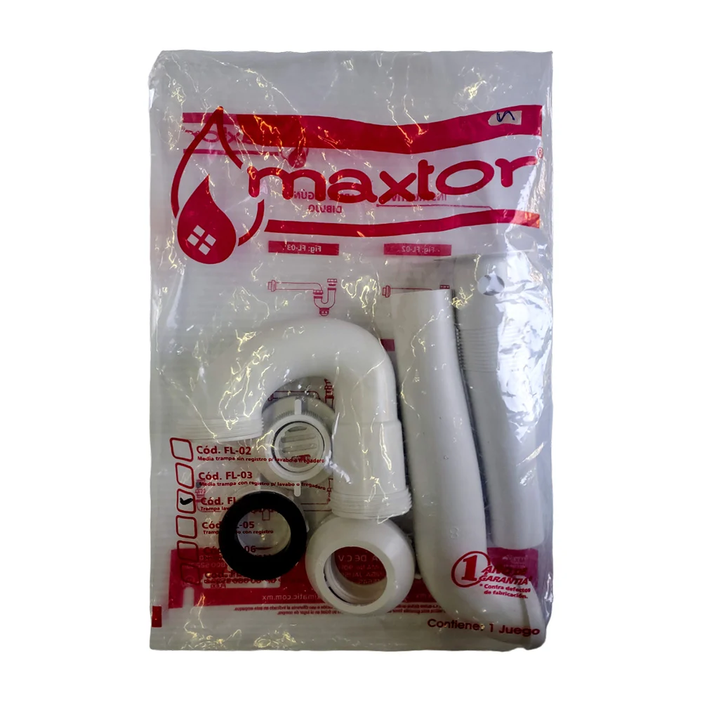Trampa para lavabo sin registro y sin cubierta / maxtor
