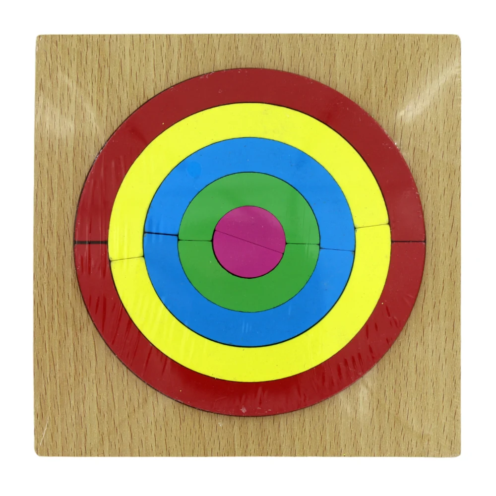 Rompecabezas didáctico de madera con diseño de figuras, variedad de modelos / g-722-19