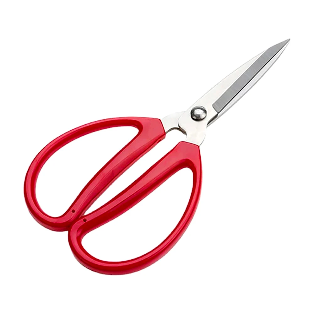 1pza Tijeras grandes con mango de plástico para alimentos, 20cm / scissors / tm.030 / g069