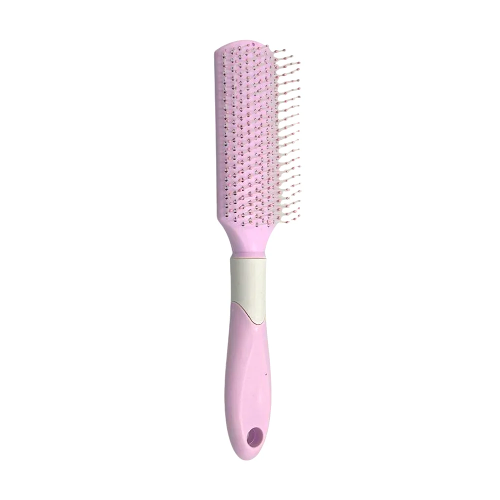 1pza Cepillo rectangular de plástico para el cabello, variedad de colores / jia hua / g1392