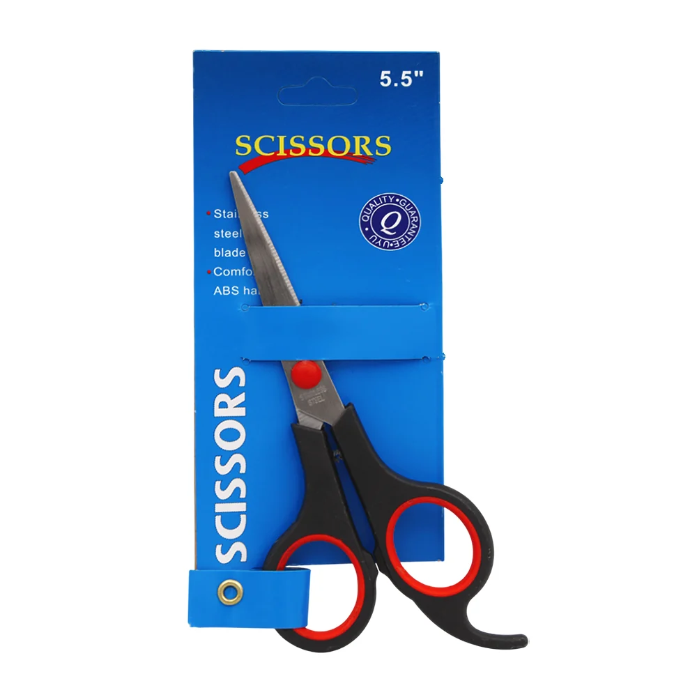 1pza Tijeras metálicas con mango de plástico, medida de 5.5 pulgadas, variedad de funciones / scissors / g3401