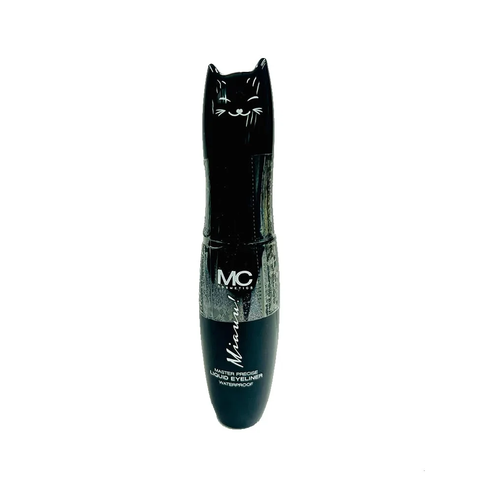 Delineador liquido negro mc cosmetics con diseño de gato, 13g / hb101978
