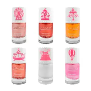 1pza esmalte x-rabbit con destellos o tonos metalizados, 13ml - 0.45o…