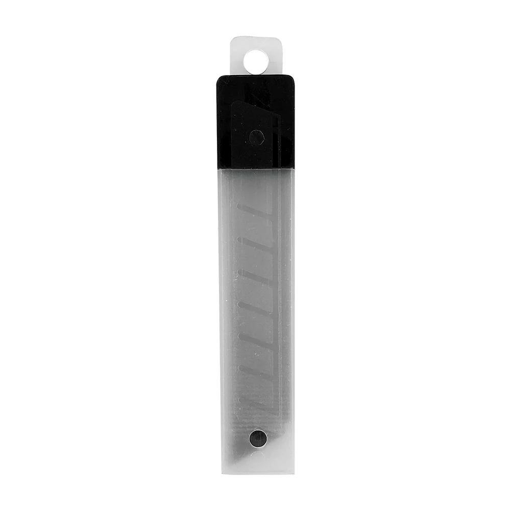 Blíster cutter grande + caja con 3 navajas de repuesto de 18mm, variedad de colores / cutter knife / gj-301