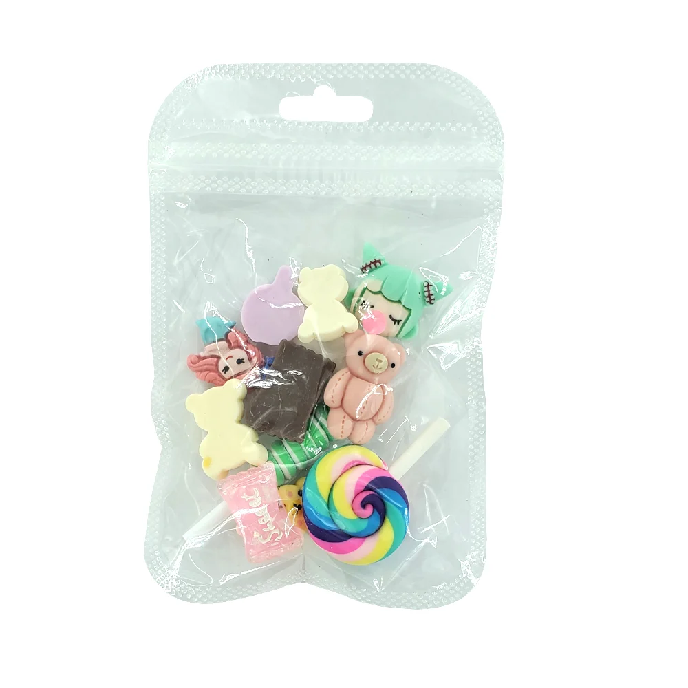 Accesorios 3d para la decoración de uñas, variedad de diseños de dulces y animales