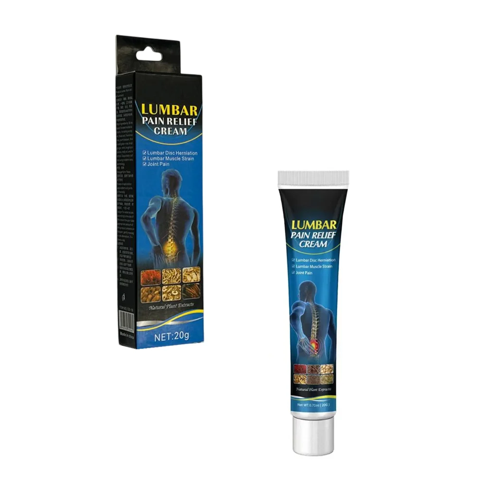 Crema con extracto de plantas naturales para aliviar el dolor lumbar, 20g / gs-372