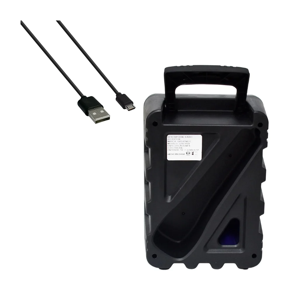 Bocina bluetooth portátil de 4 pulgadas...