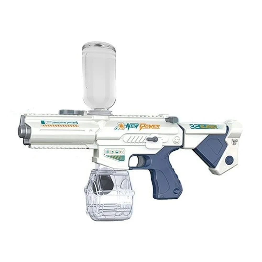 Pistola de agua eléctrica con función manual y automática + recipiente con capacidad de 350ml / toy gun 43cm