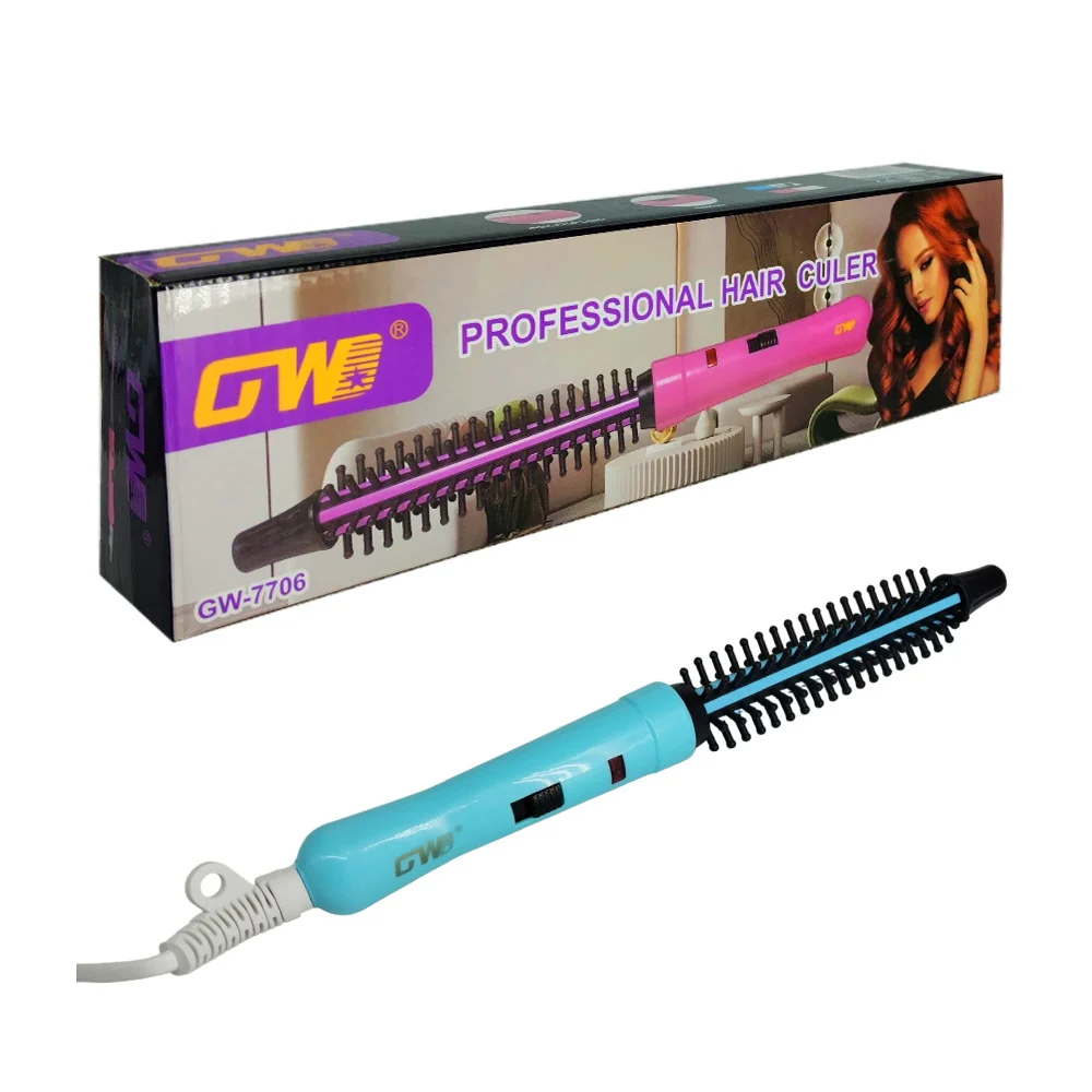 Rizador profesional para cabello gwd con indicador de luz y control de temperatura / gwd / gw-7706