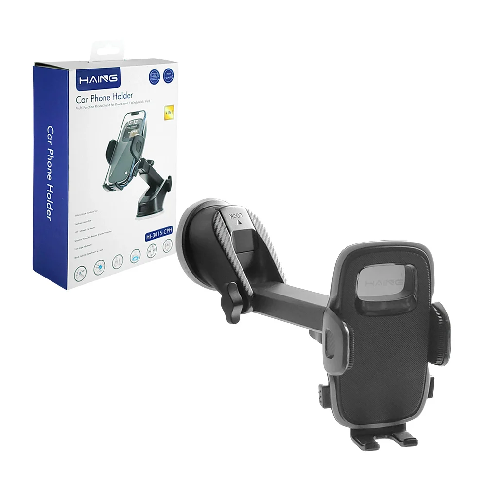 1pza Soporte universal para celular haing, ajustable, plegable, con base adhesiva y rotable hasta 360 grados, variedad de usos / haing / 4in1 / car phone holder