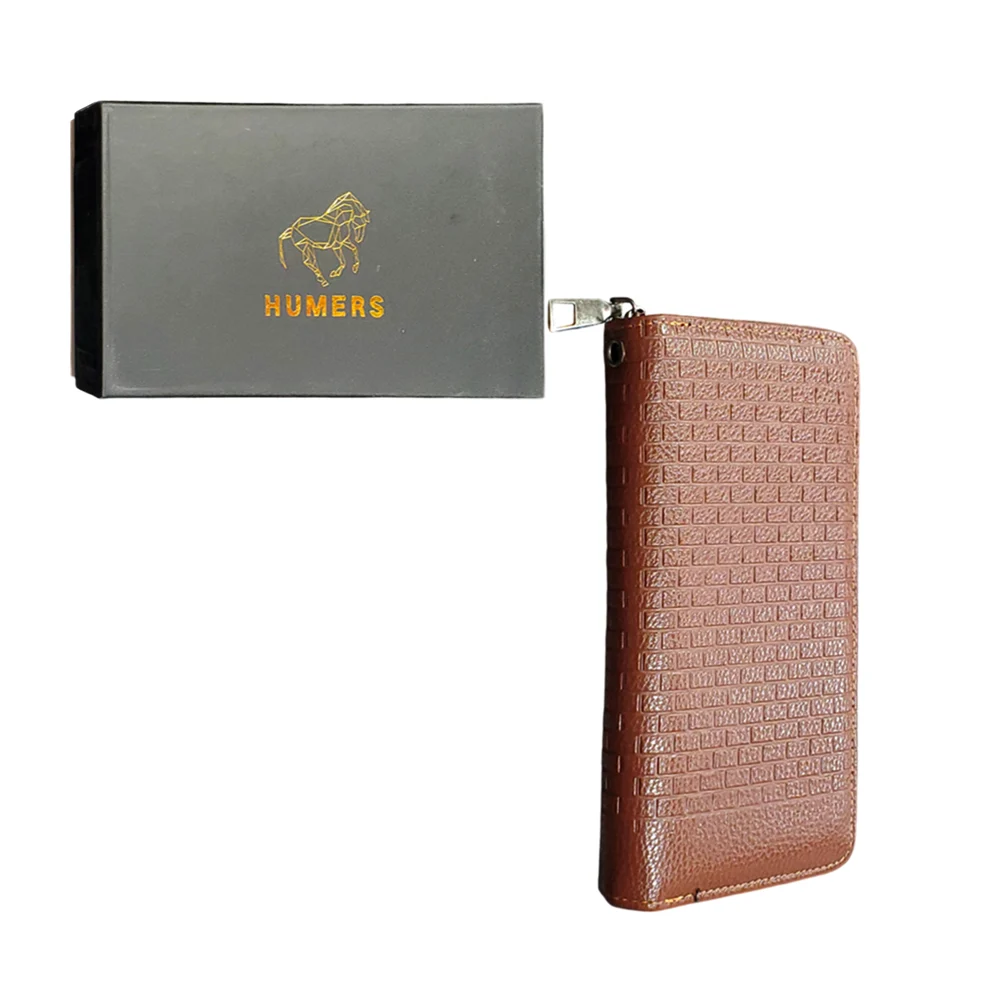 Cartera de vinil humers con cierre para dama, variedad de colores / h2898