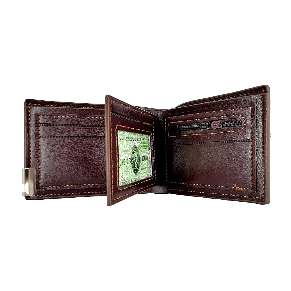Cartera plegable para caballero, con compartimentos de tarjetas, variedad de colores / humers / h2931 - Imagen 4
