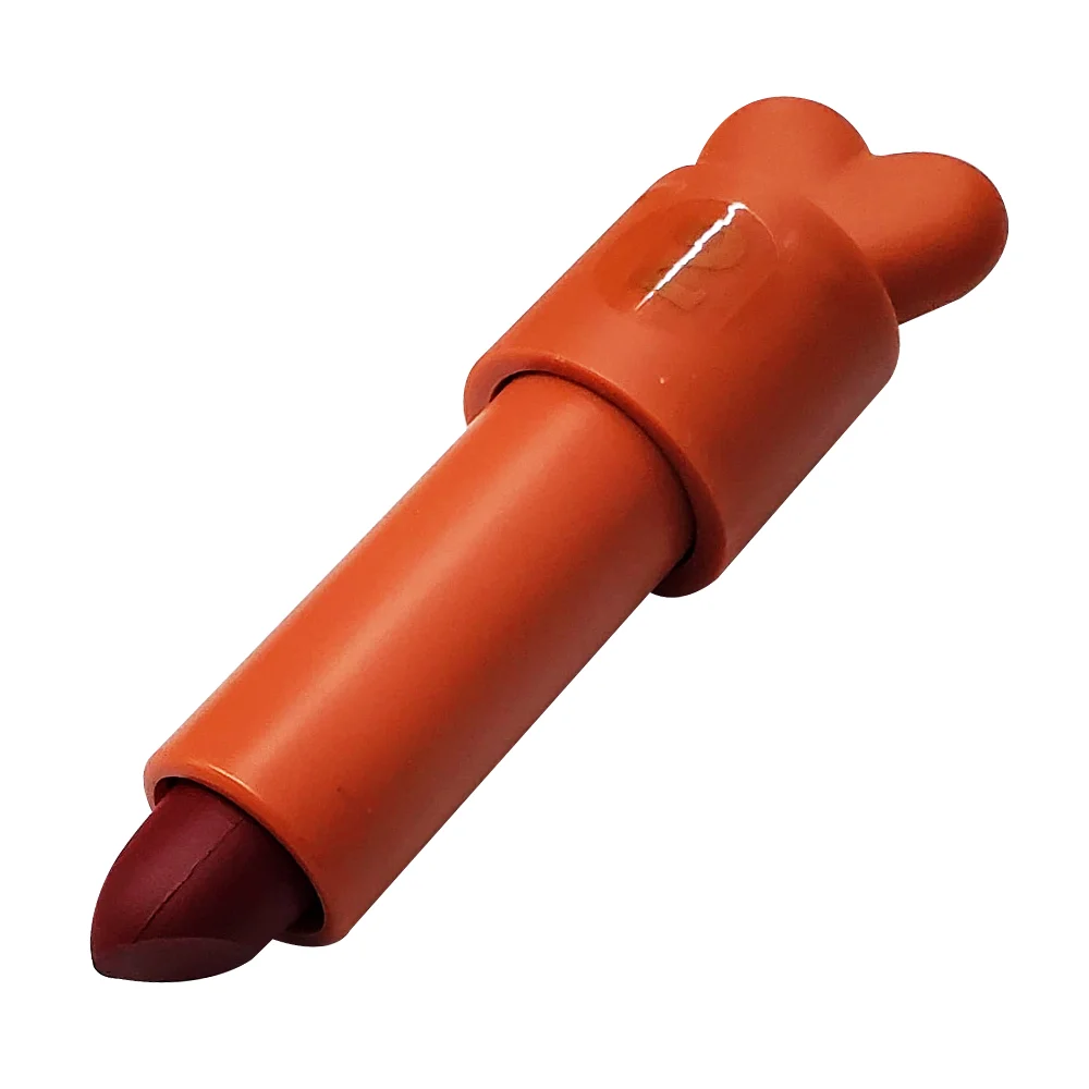 Par de labiales pequeños en barra con estuche tipo audífonos, variedad de colores / h9423