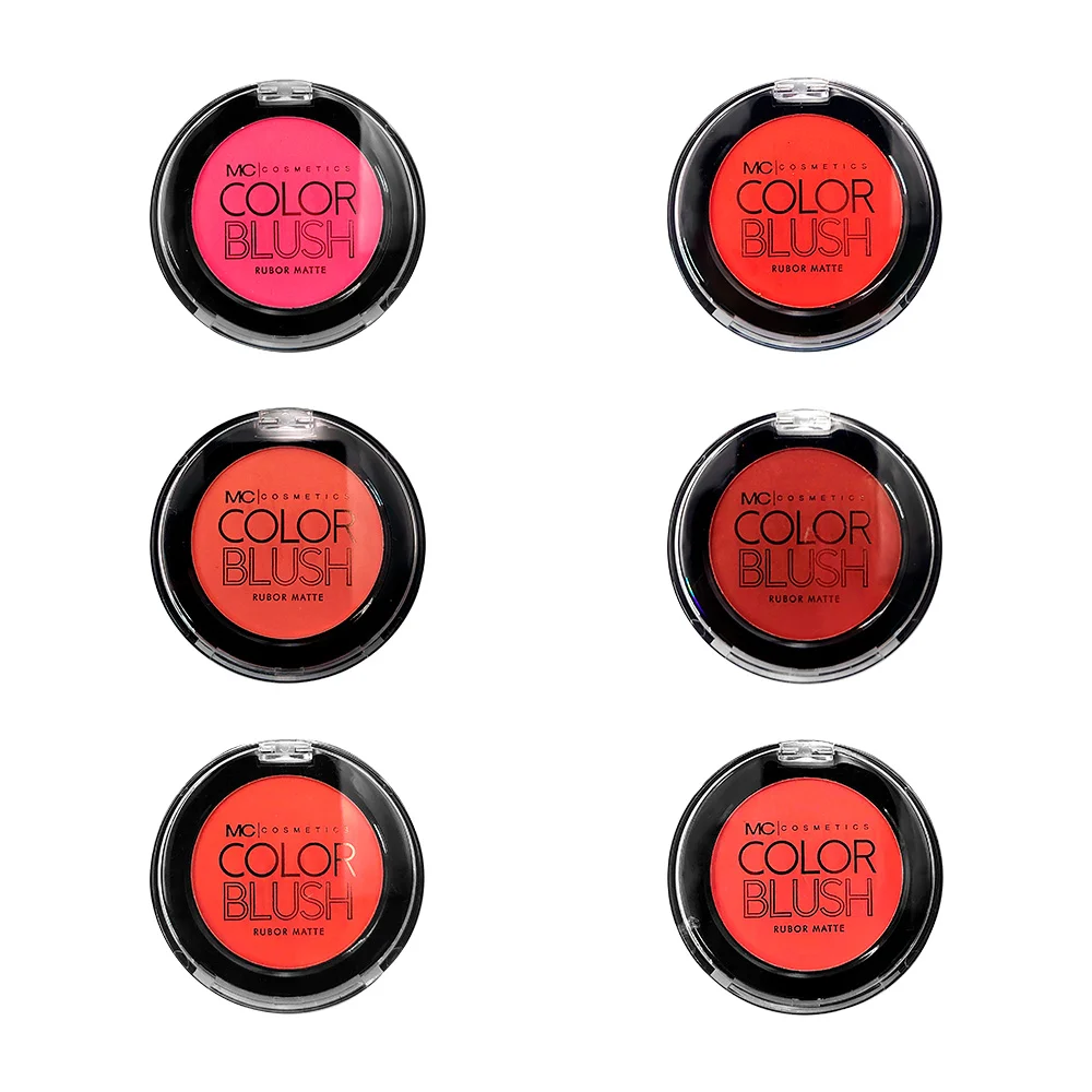 1pza Blush / rubor mc cosmetics con efecto matte, 3.5g, variedad de tonos / color blush / hb101592