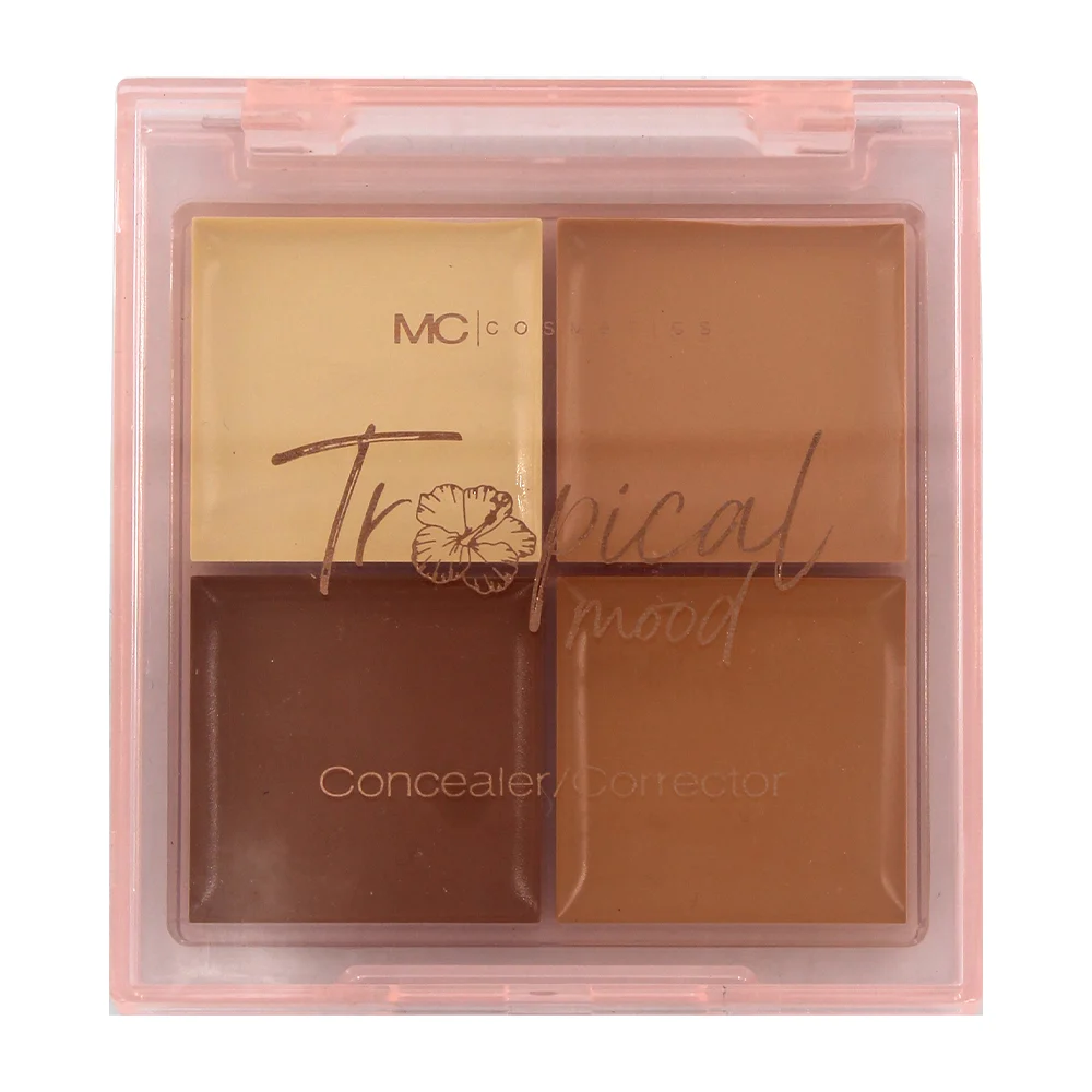 Paleta de 4 correctores en crema mc cosmetics 9gr, variedad de tonos / tropical mood / mc cosmetics / hb101920