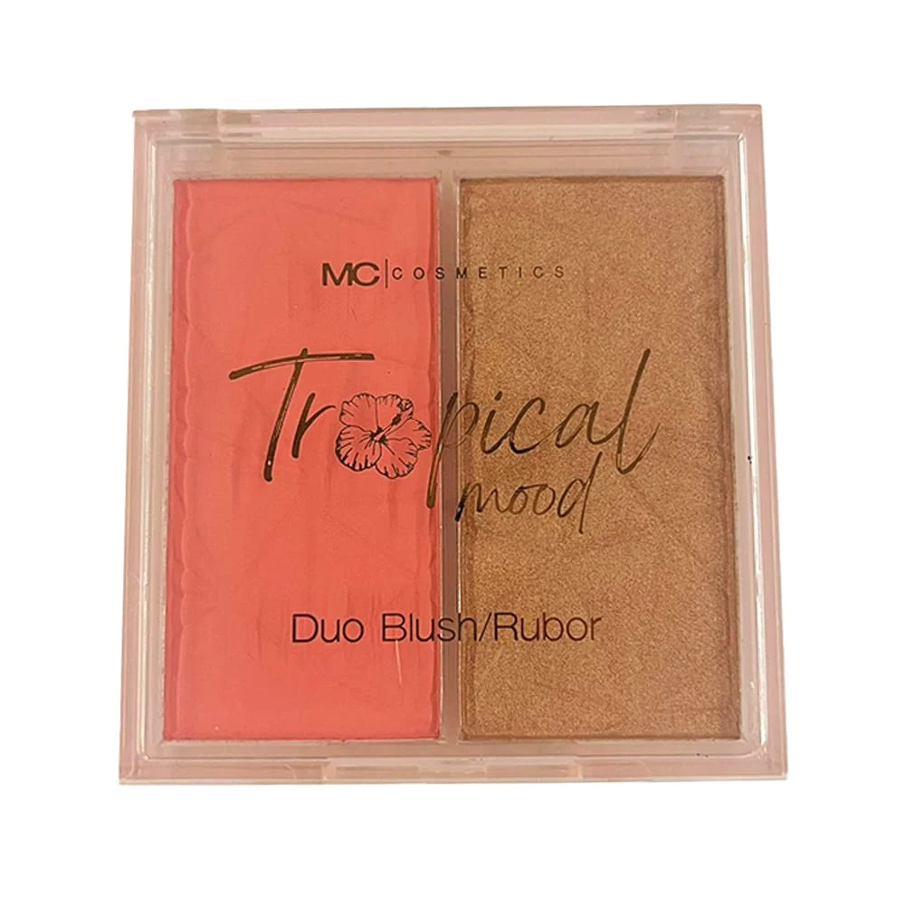 Rubor doble compacto mc cosmetics en tono matte, variedad de colores / hb101921