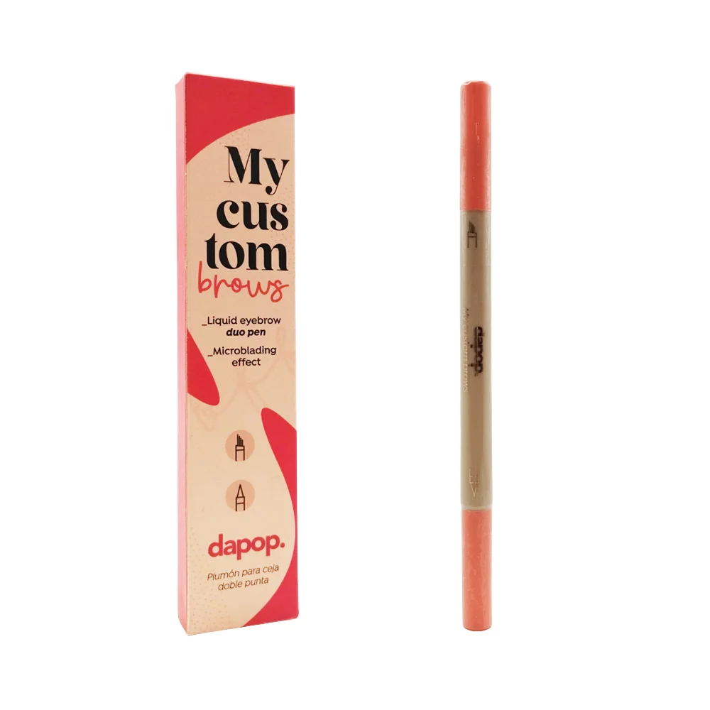 Lapiz delineador doble dapod para cejas con microblanding, 2g / my cus tom brows / hb102201