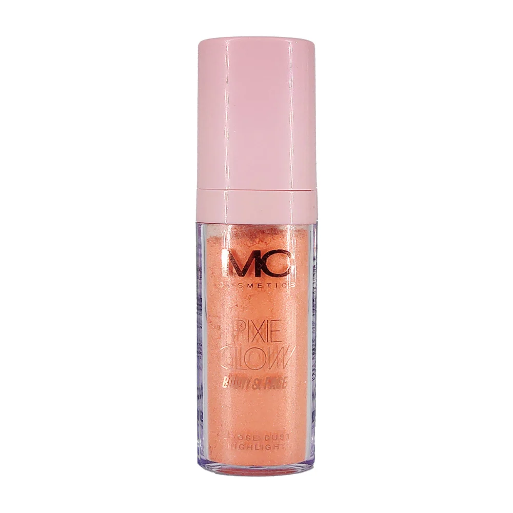 1pza Iluminador polvo de hadas mc cosmetics con aplicador de esponja para cara y cuerpo, 8gr, variedad de tonos / pixie glow / hb102296