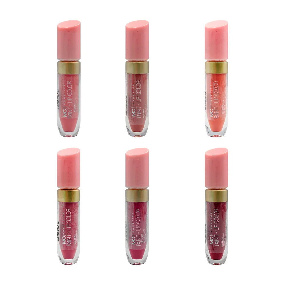 1pza Labial líquido mc cosmetics con efecto mate 5g, variedad de tonos / paint - lip color