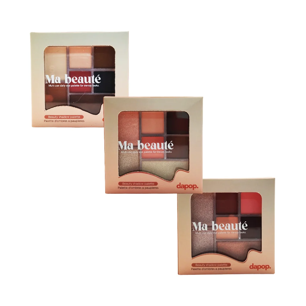 Paleta de sombras dapop con 7 colores, 7.5g / ma beauté / hb103266