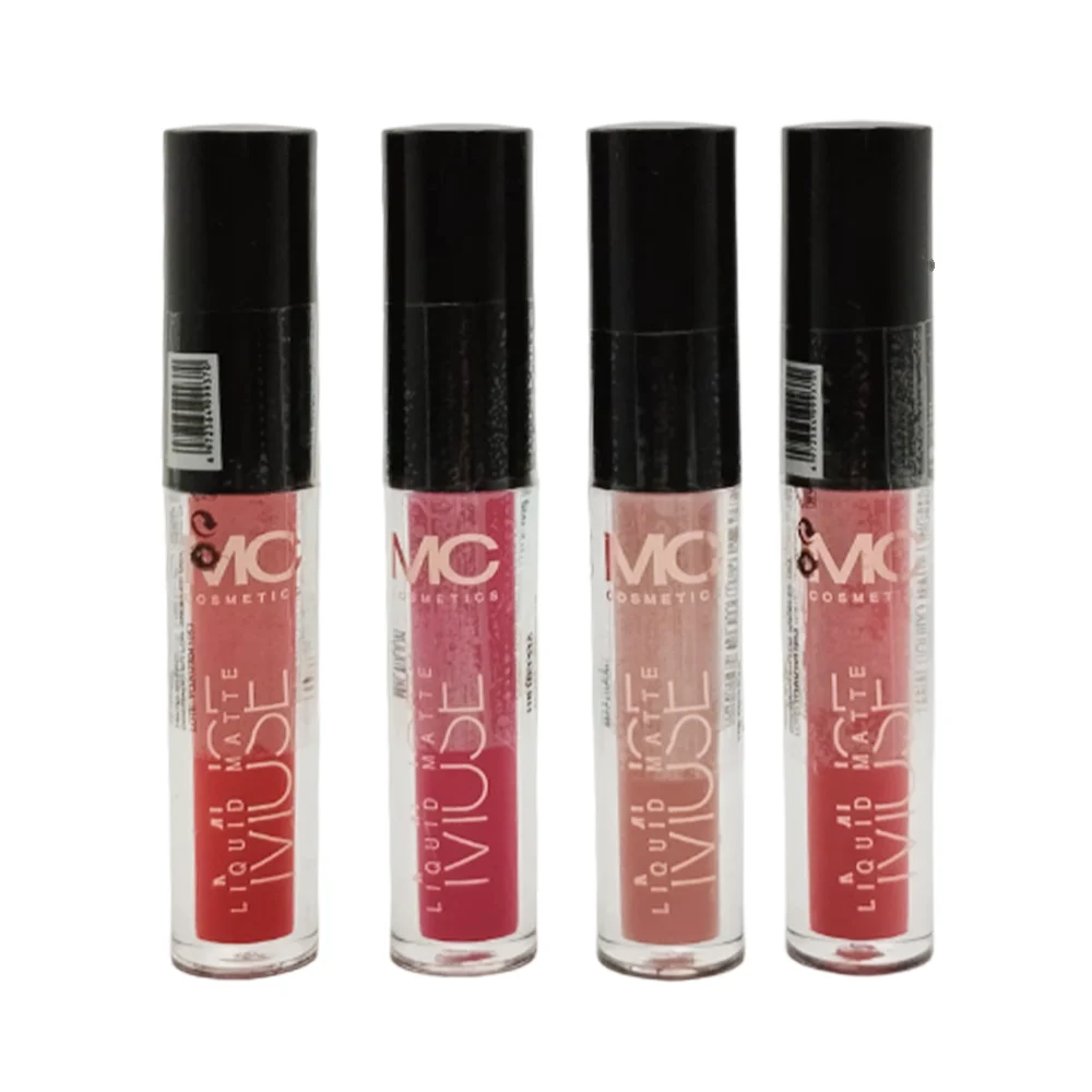 1pza Labial líquido mc cosmetics con efecto matte, 2ml, variedad de colores / muse liquid matte / hb103516