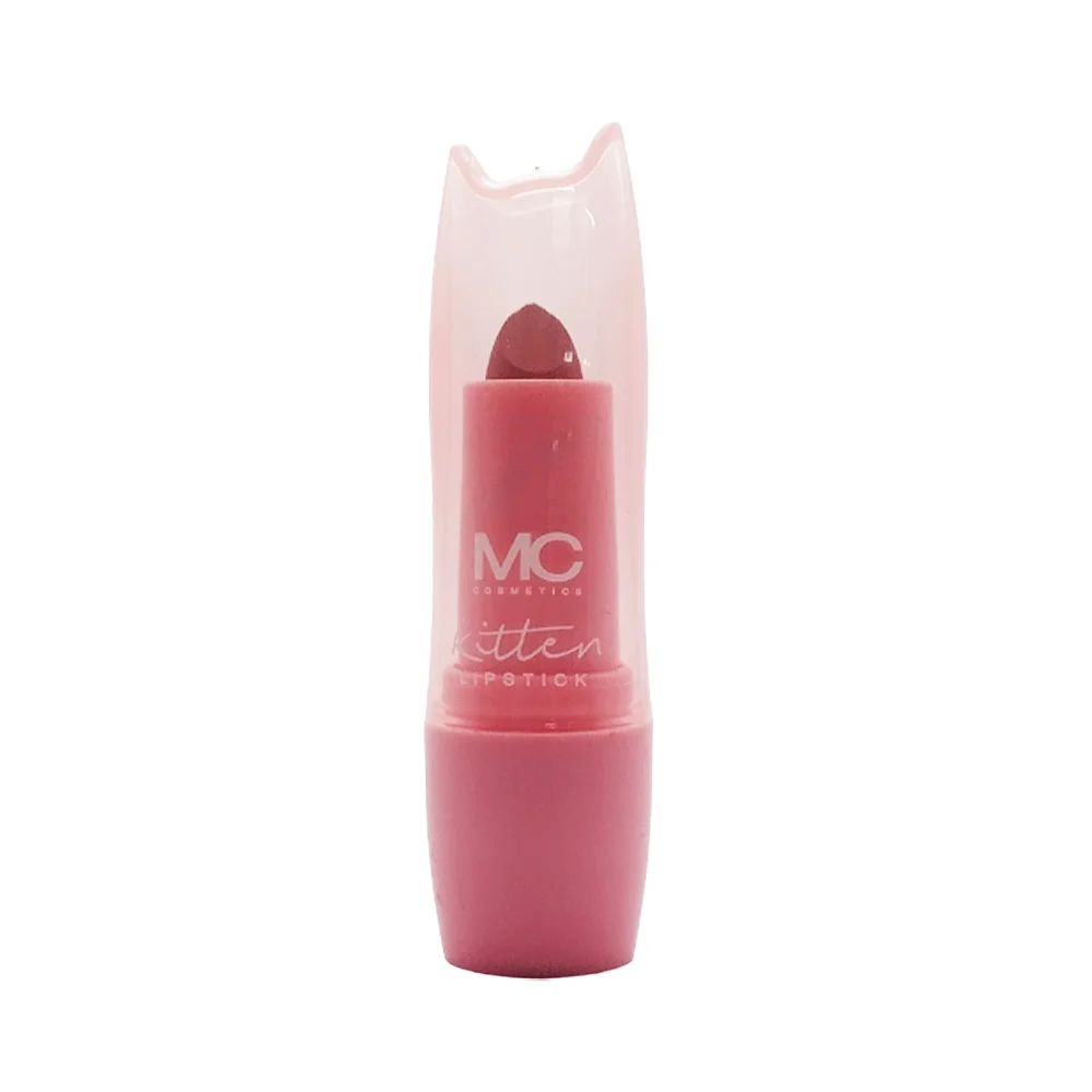 1pza Labial en barra mc cosmatics con envase en forma de gato, 4g, variedad de colores / kitten lipstick / hb103534