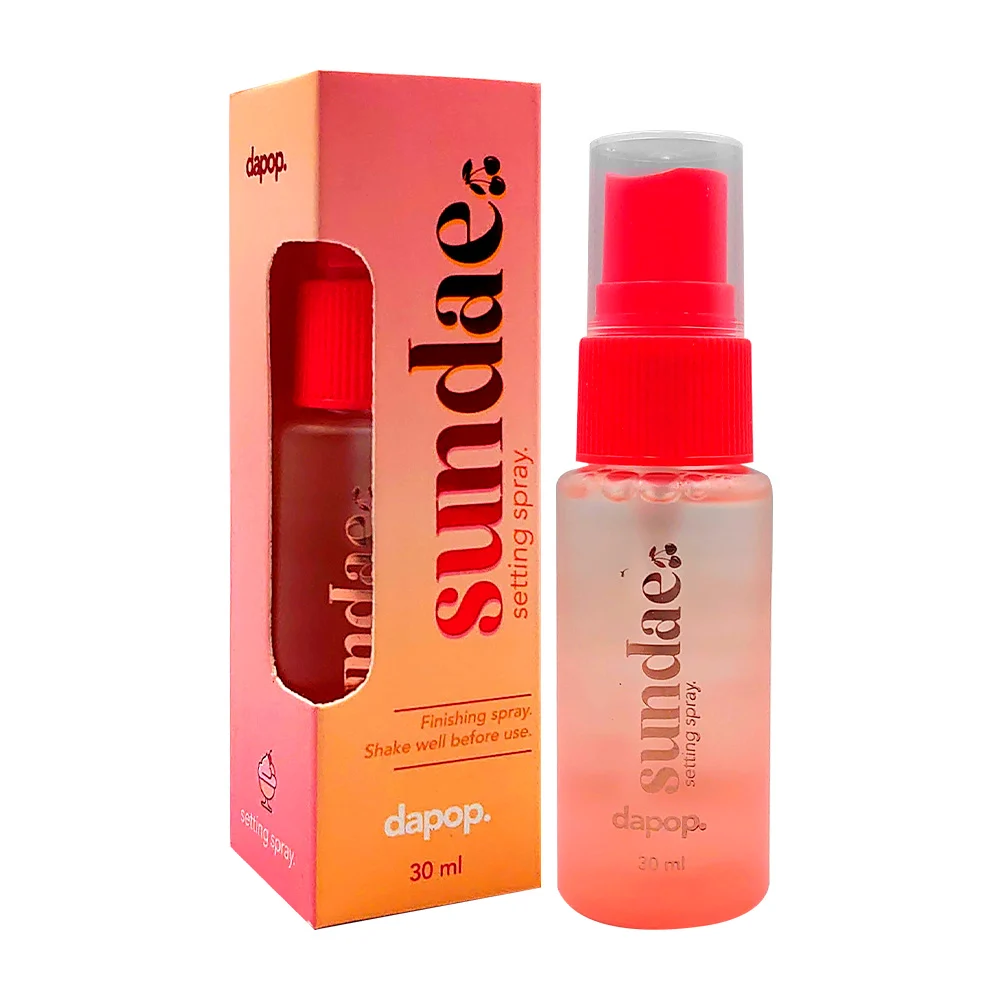 Spray fijador de maquillaje dapop, 30ml, variedad de aromas / sundae