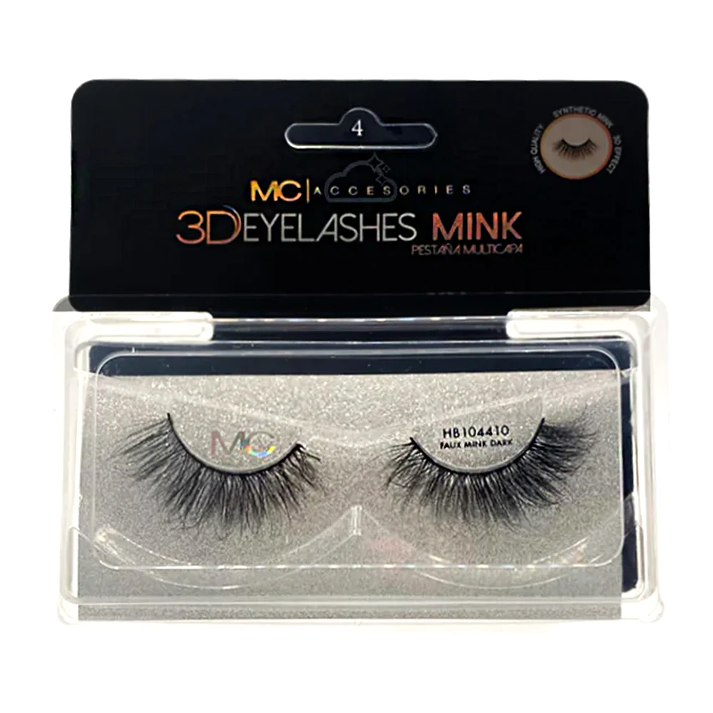 1pza Pestañas postizas multicapa mink mc accesories con efecto 3d, variedad de volúmenes / hb104406 / hb104410 / hb104409