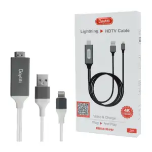 Cable usb, lightning a hdtv, 2m / video & charge / hd-p02