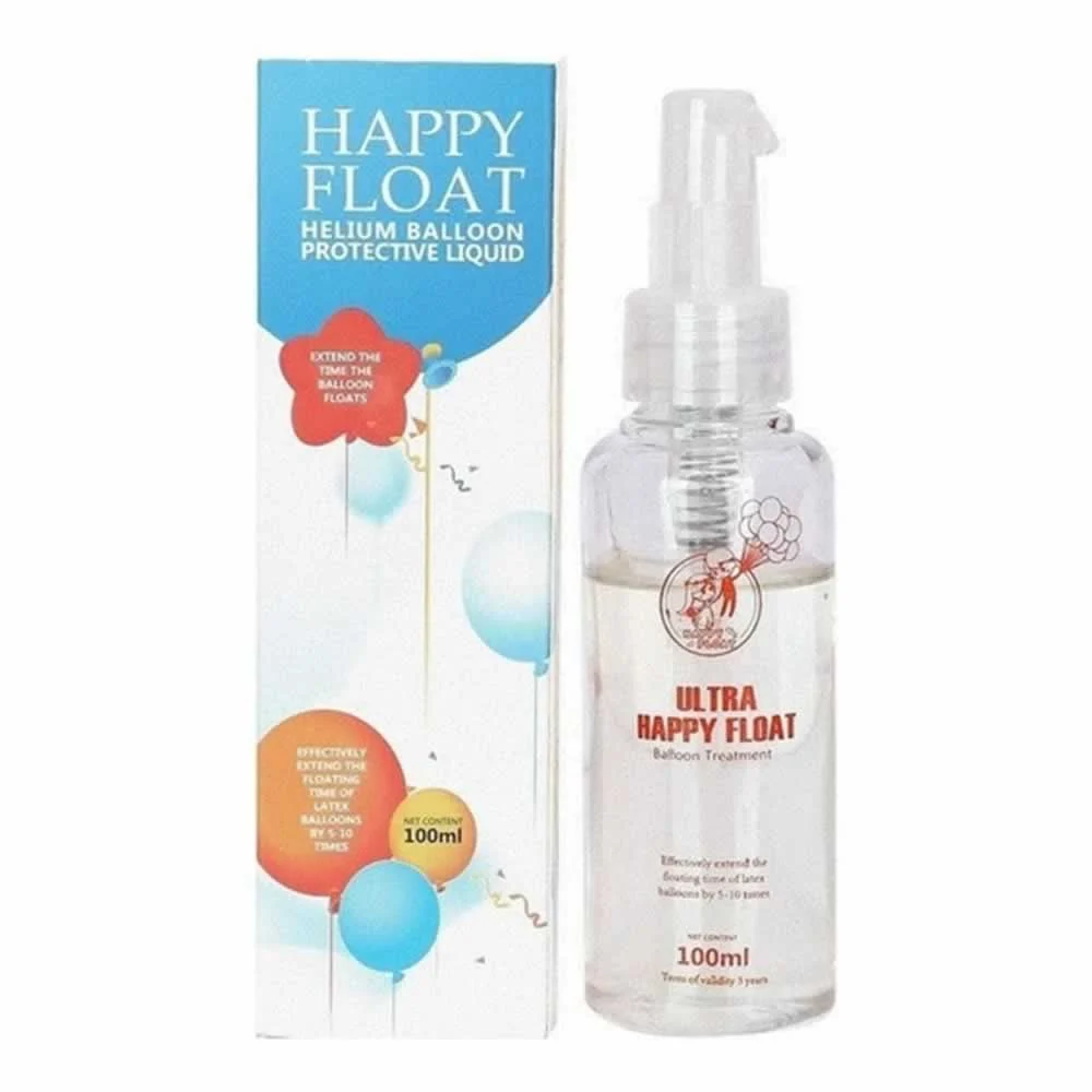 Líquido protector happy float para globos de helio, 100ml / he-q1 / eps-520 / qq-2345