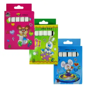 Caja de 12 gises blancos / chalk chun feng / hfy-10630