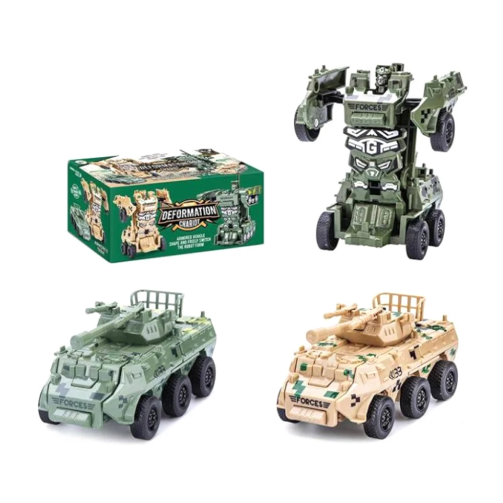 Tanque military deformation chariot tipo transformers diseño militar, variedad de colores / hfy-9375
