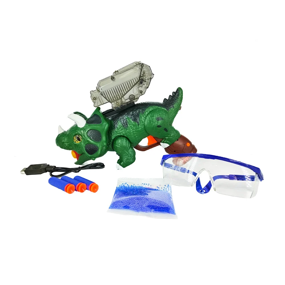 Pistola de hidrogel con forma de dinosaurio + accesorios, variedad de modelos / hfy-9691