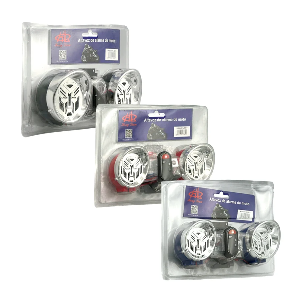 Altavoz / alarma con bocina para motocicleta + diseño de robot transformer / hl-bm17