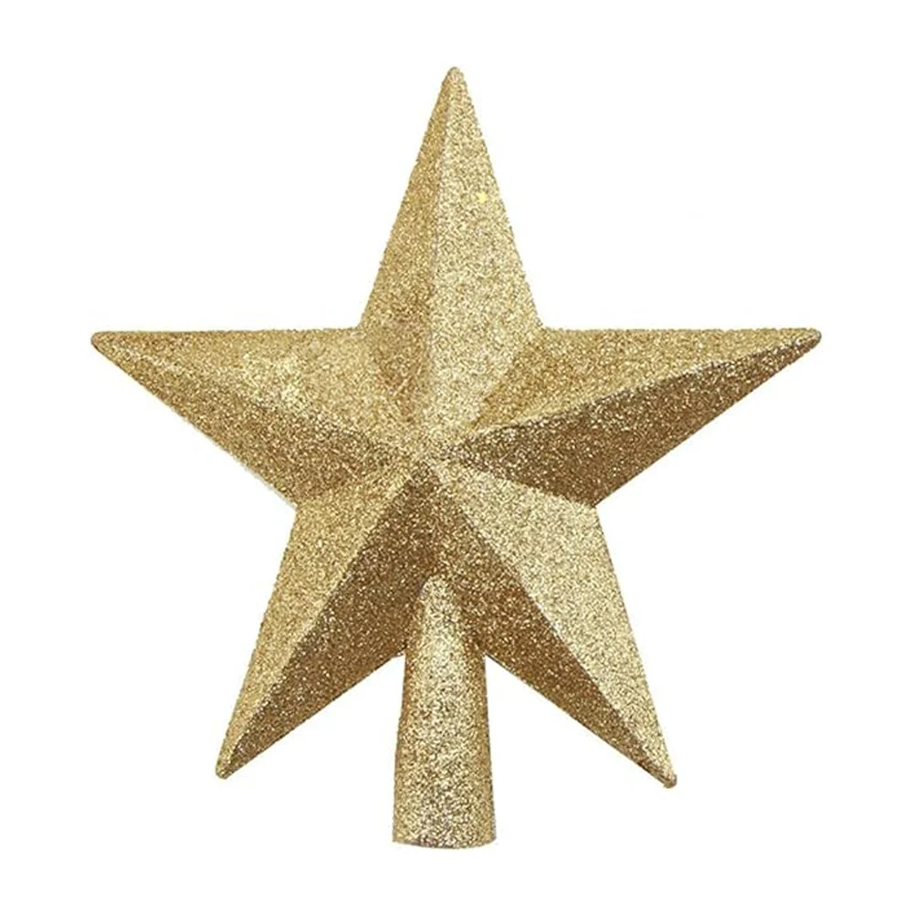 Adorno navideño con forma de estrella y diseño de diamantina decoration christmas heng lian, variedad de colores / sdh8411